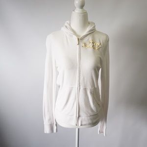 White zip up by Juicy